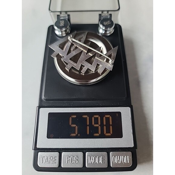 925 Sterling Silver Trees In A Forest Vintage Handmade Abstract - Picture 10 of 10